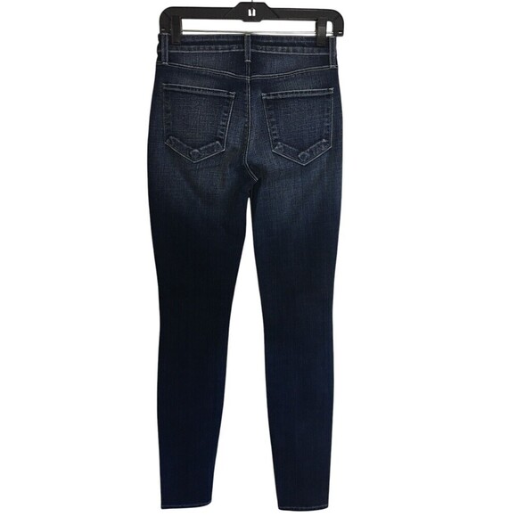 L'Agence Jeans Women's Size 25 Blue Naples Marguerite Cotton Blend Tapered Leg - Picture 2 of 7